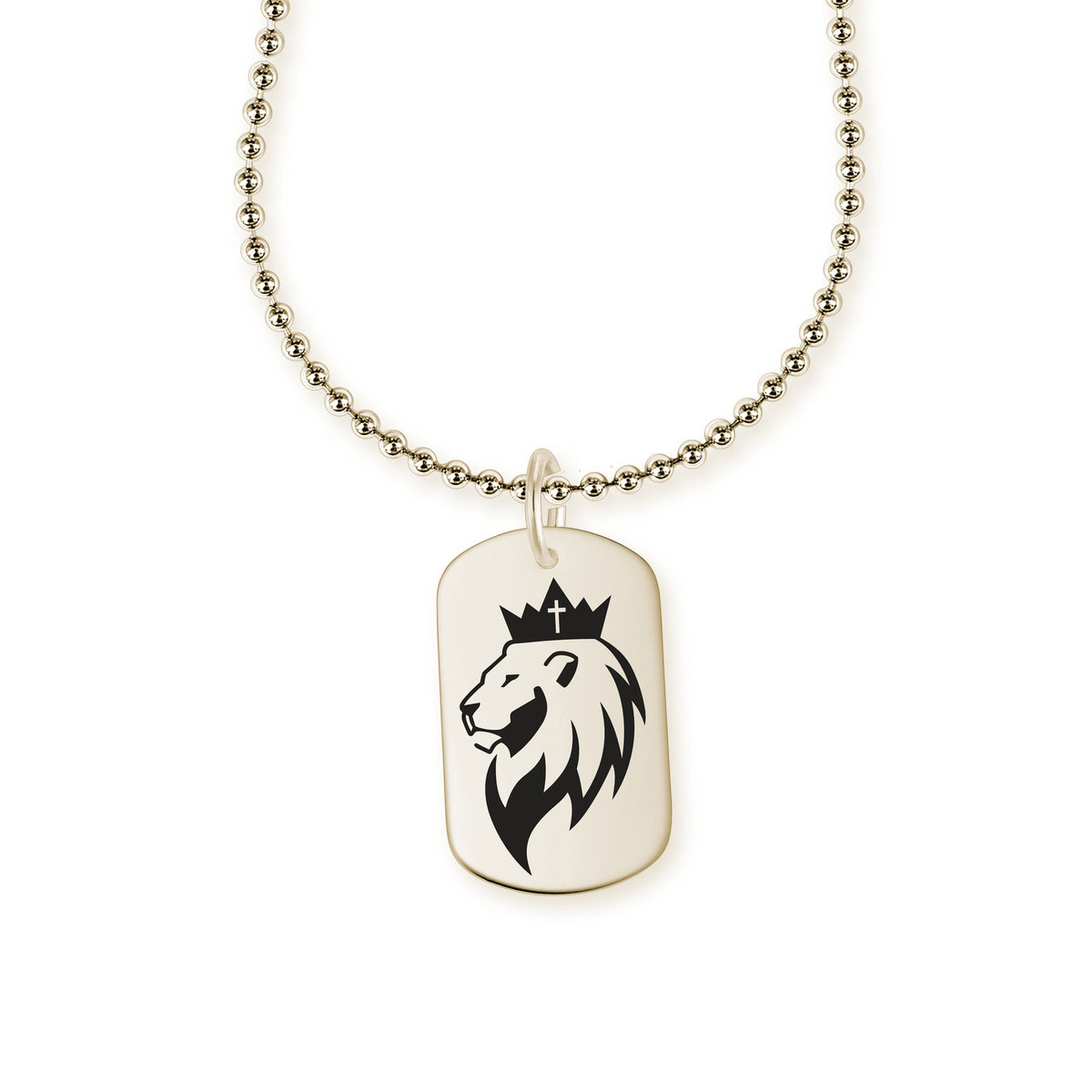 Kingdom Apparel Ball Chain Necklace With Pendant