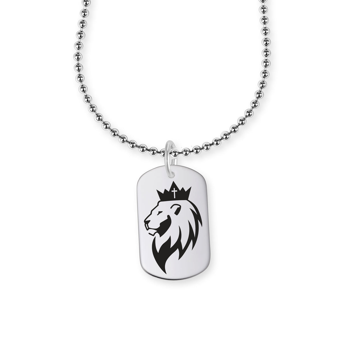 Kingdom Apparel Ball Chain Necklace With Pendant