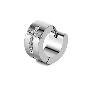 Cross Huggie Earring