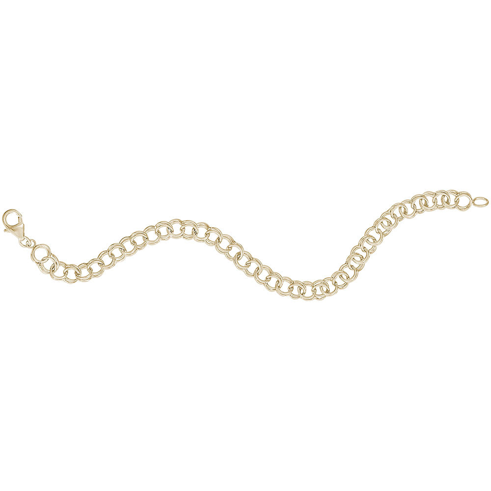 Double Link Classic Bracelet with Lobster Claw