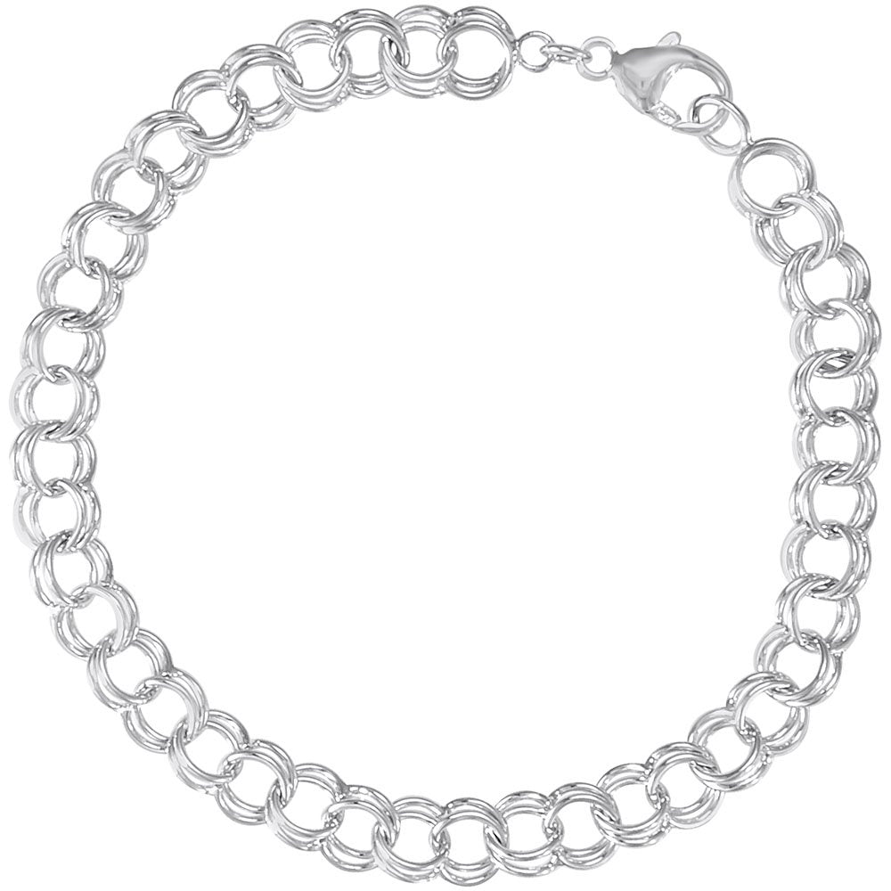 Double Link Classic Bracelet with Lobster Claw
