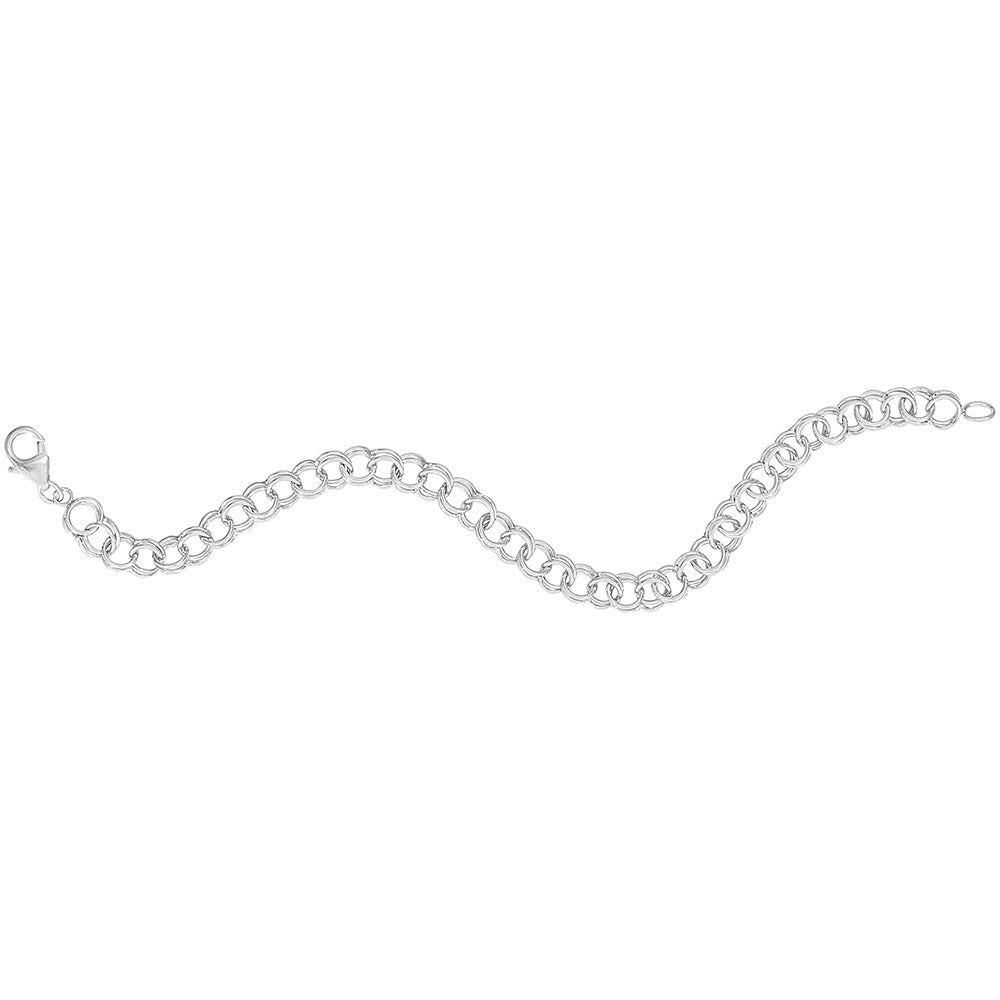 Double Link Classic Bracelet with Lobster Claw