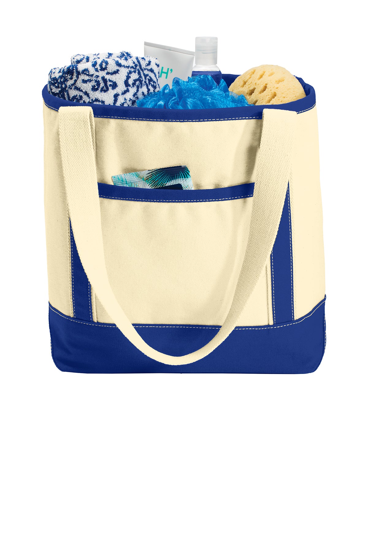 Medium Cotton Canvas Boat Tote