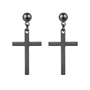 Simple Cross Earrings