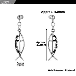 Jesus Fish Earring