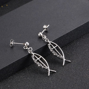Jesus Fish Earring