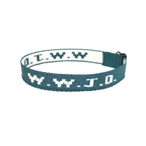 WWJD Woven Wristband