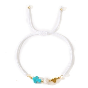 Love Peace and Joy Handmade Woven Bracelet