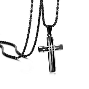 Layered Cross Necklace