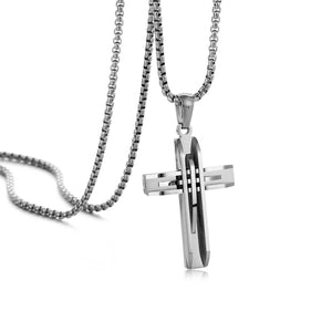 Layered Cross Necklace