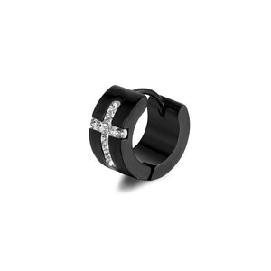 Cross Huggie Earring
