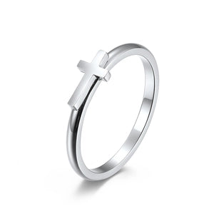 Elegant Cross Ring