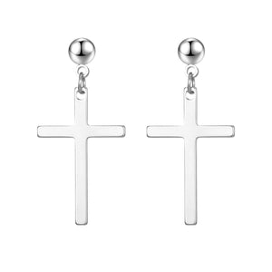 Simple Cross Earrings