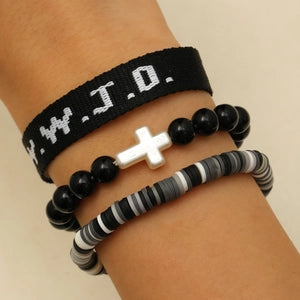 WWJD Bracelet Set