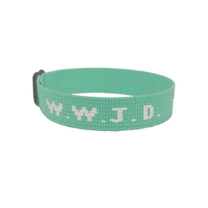 WWJD Printed Wristband