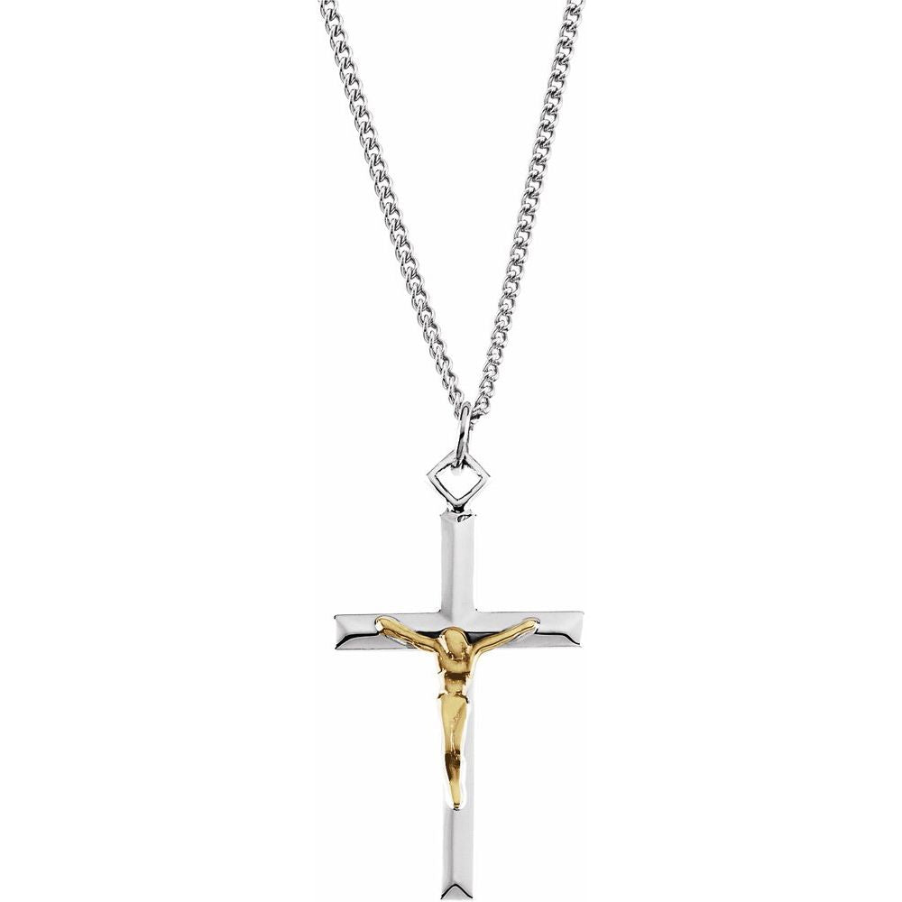 Sterling Silver Crucifix Necklace