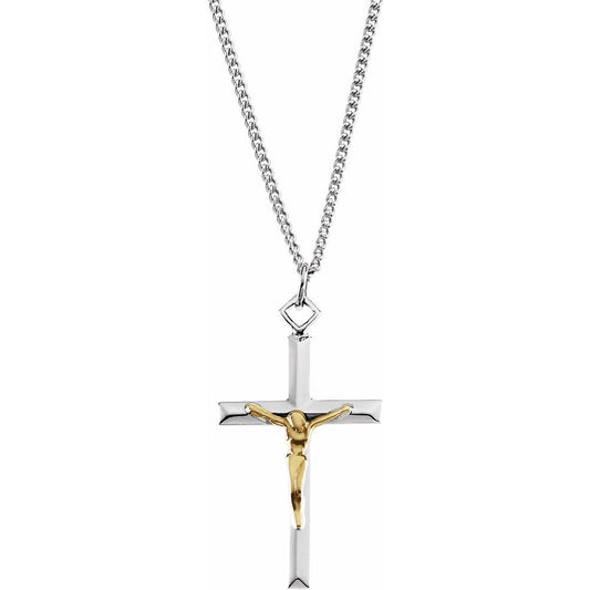 Sterling Silver Crucifix Necklace
