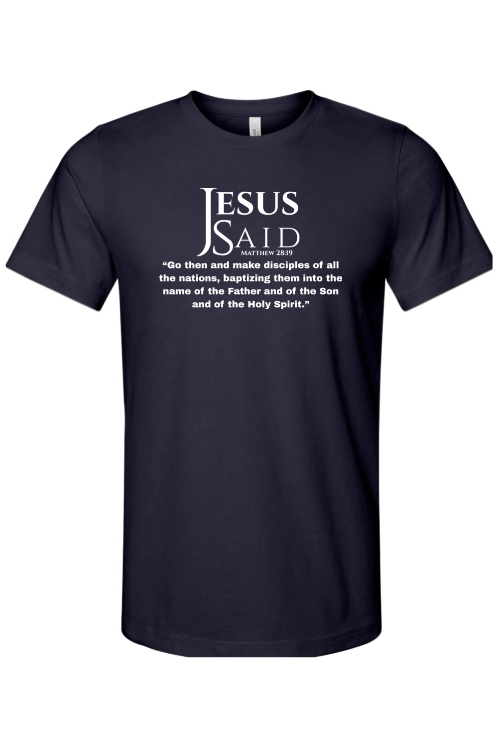 Jesus Said Matthew 28:19