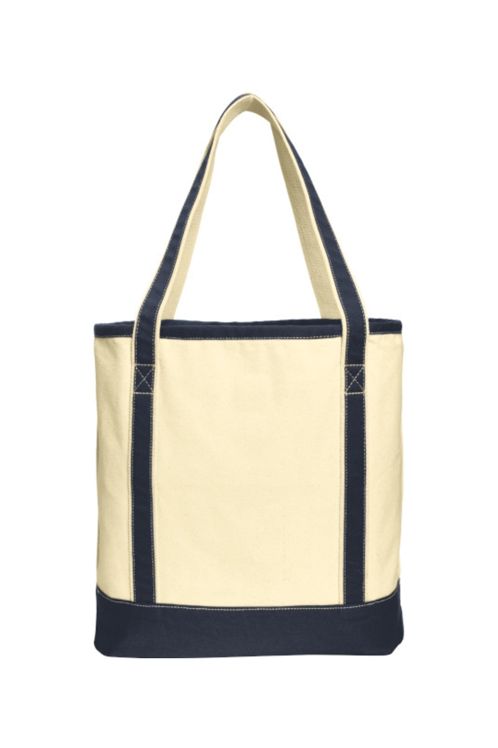 Large Cotton Canvas Boat Tote
