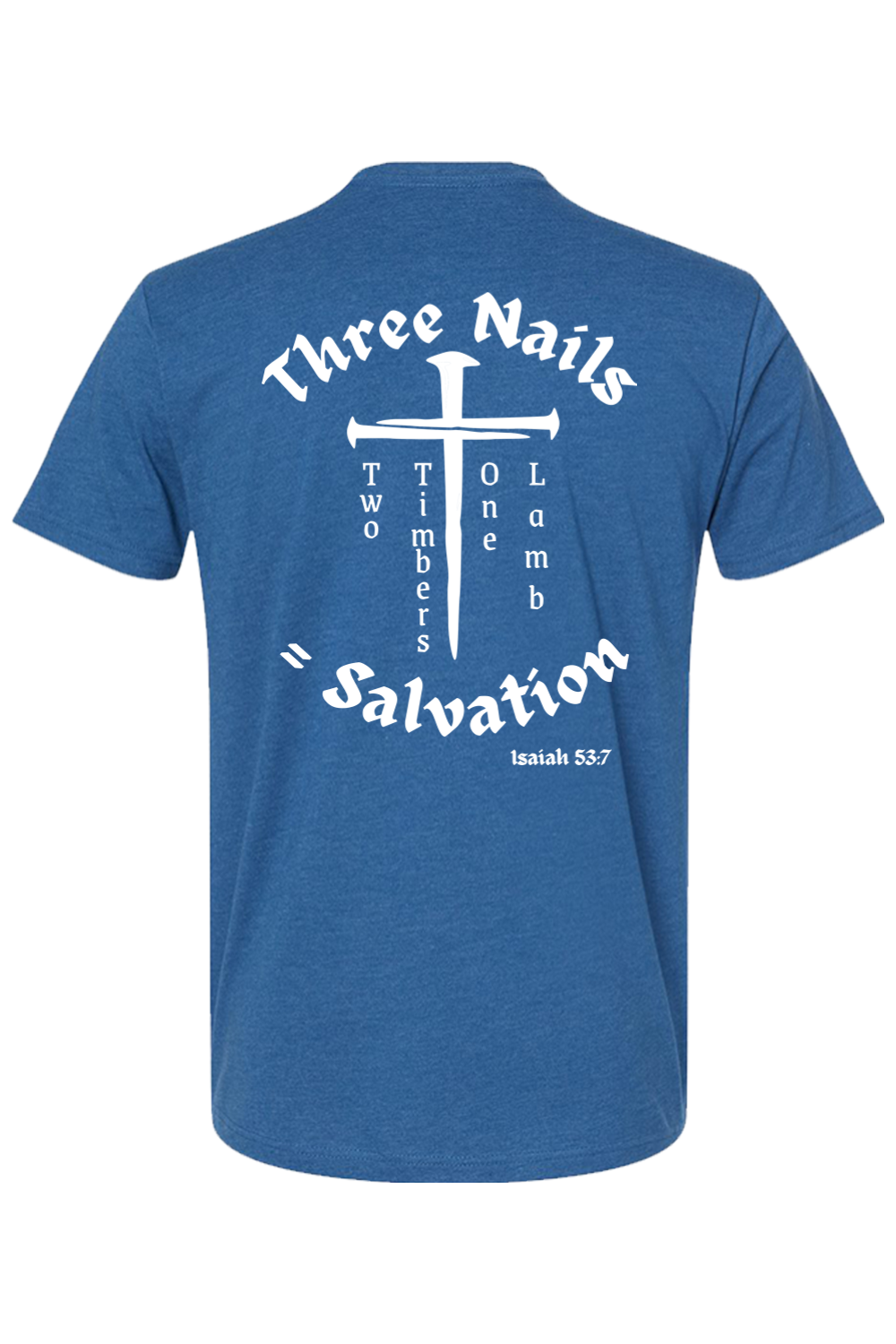 Three nails two timbers one Lamb