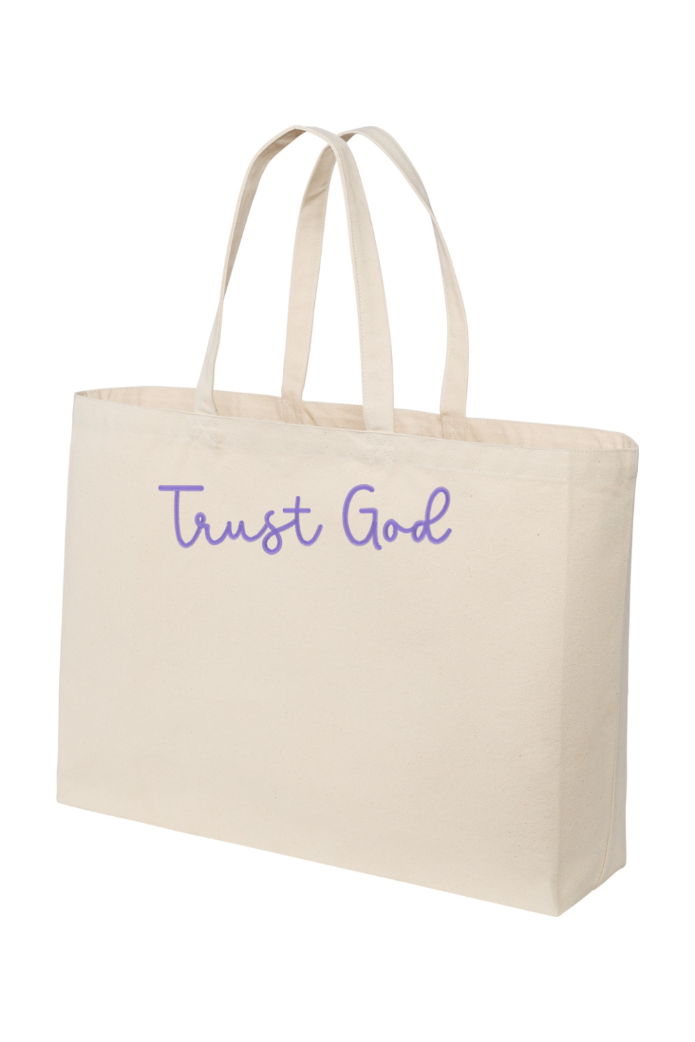 Cotton Canvas Jumbo Tote