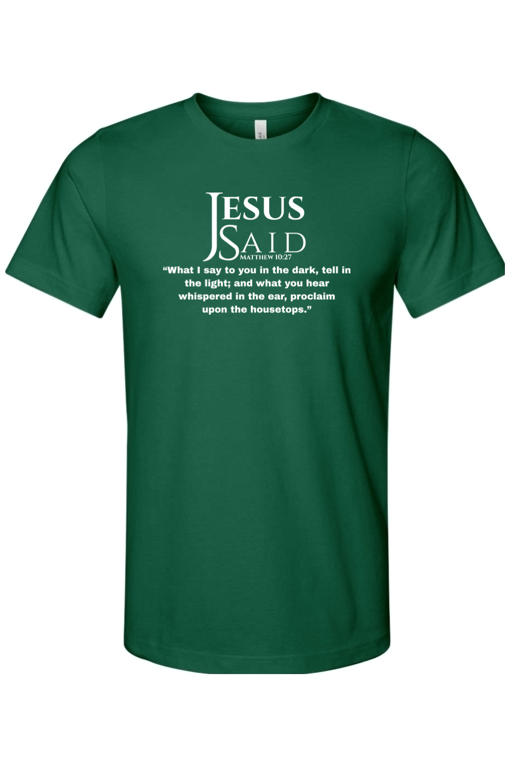 Jesus Said Matthew 10:27