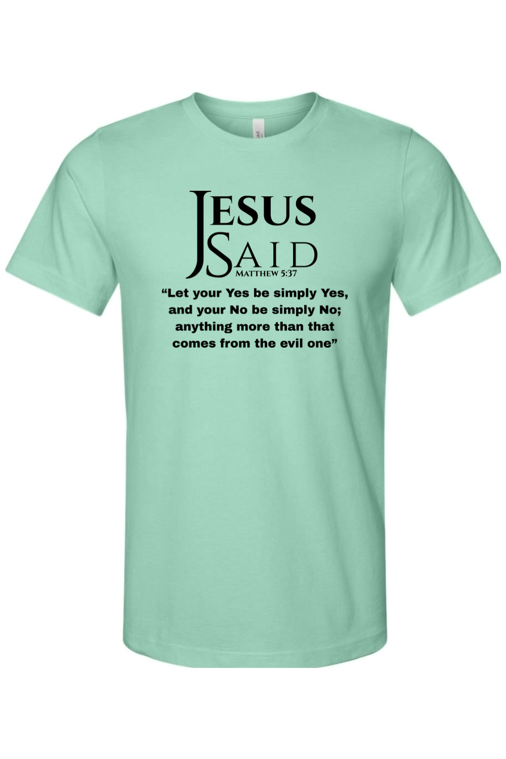 Jesus Said Matthew 5:37
