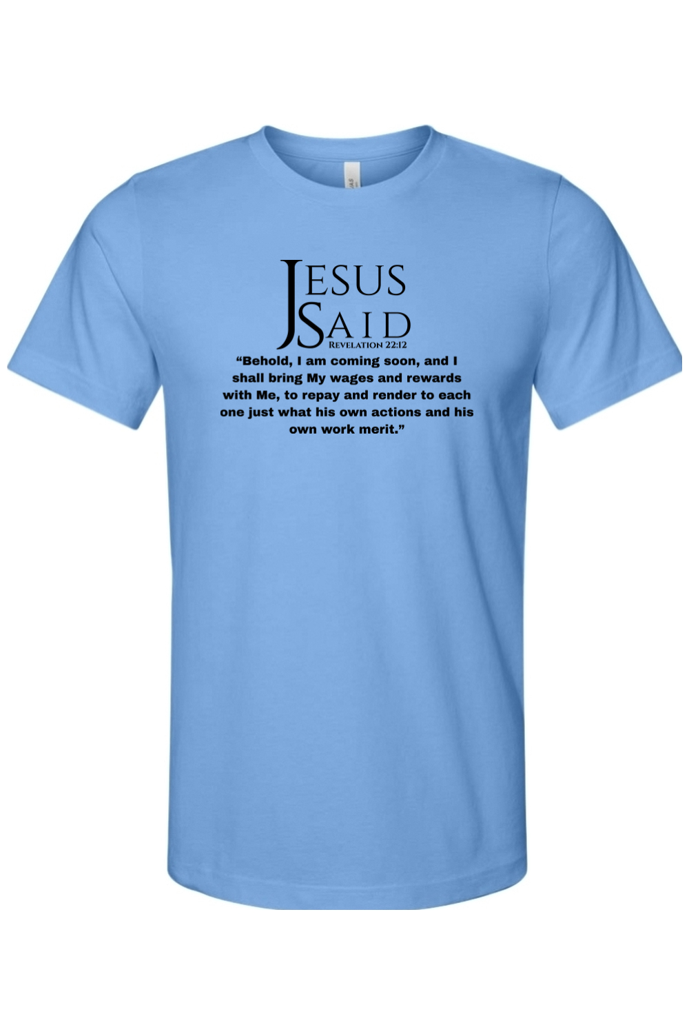 Jesus Said Revelation 22:12