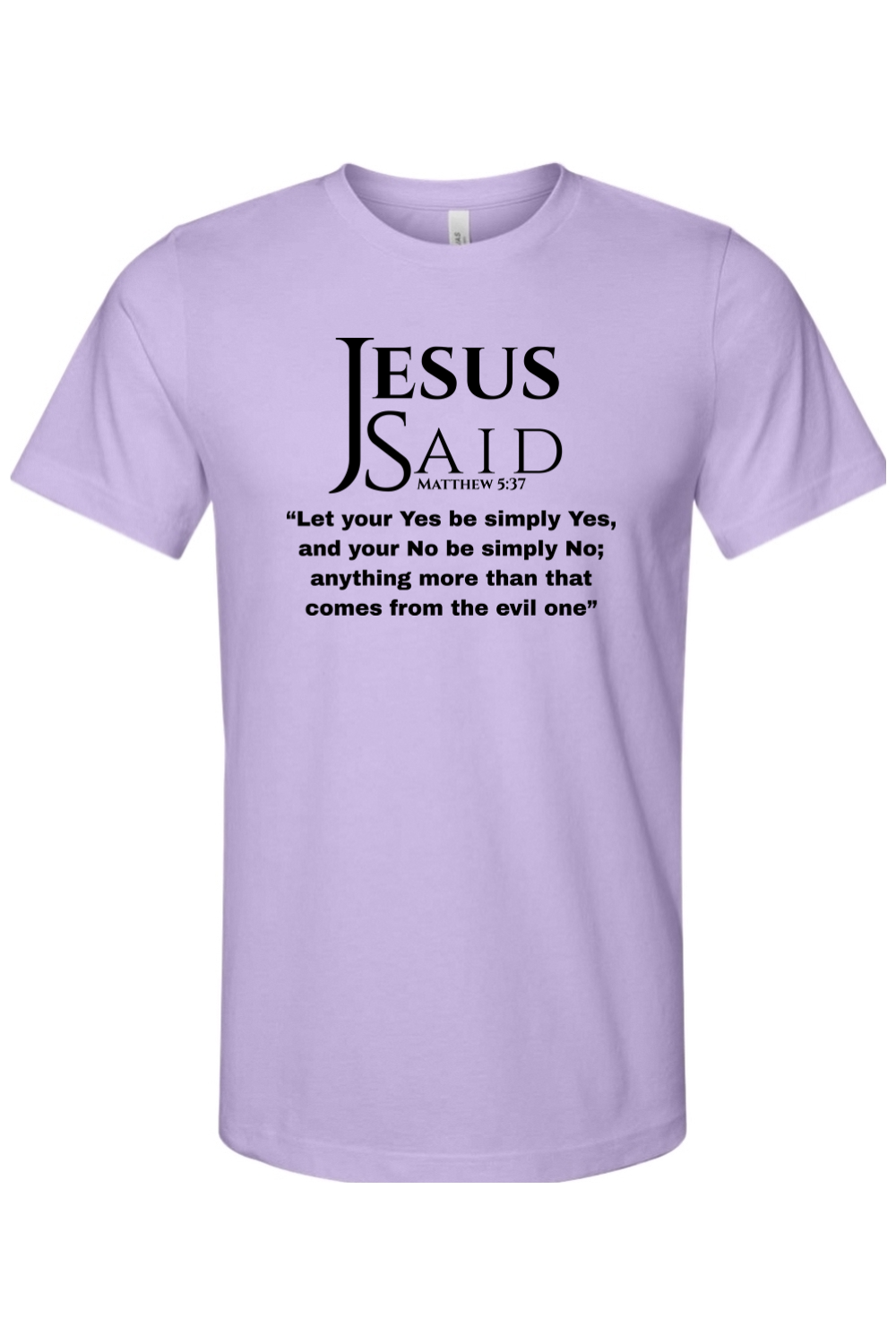 Jesus Said Matthew 5:37