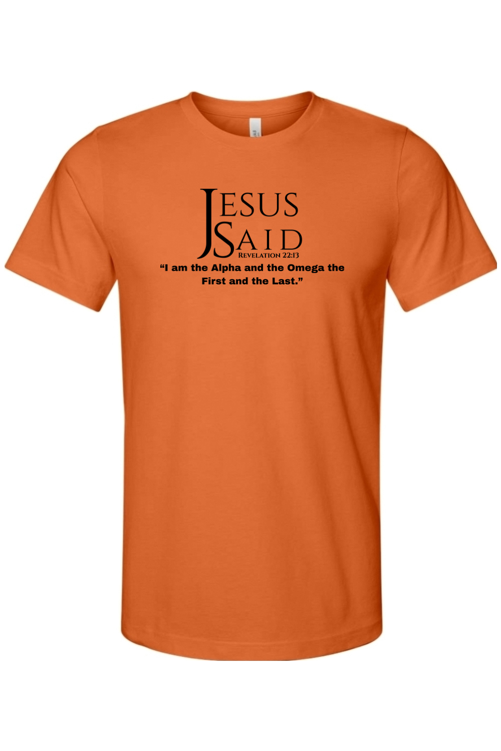 Jesus Said Revelation 22:13