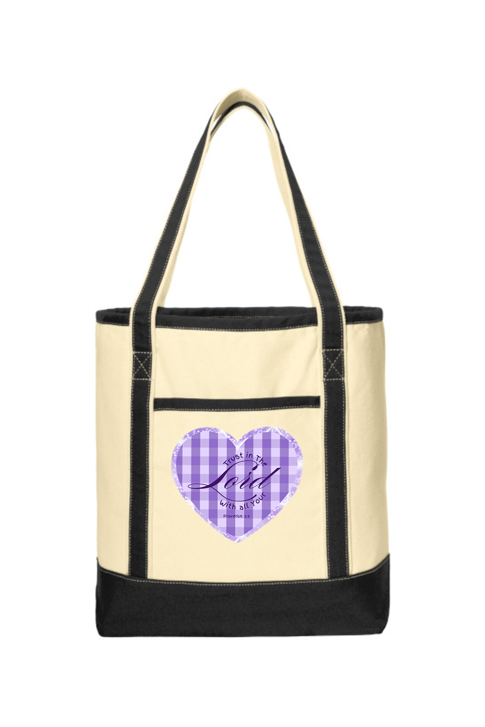 Large Cotton Canvas Boat Tote