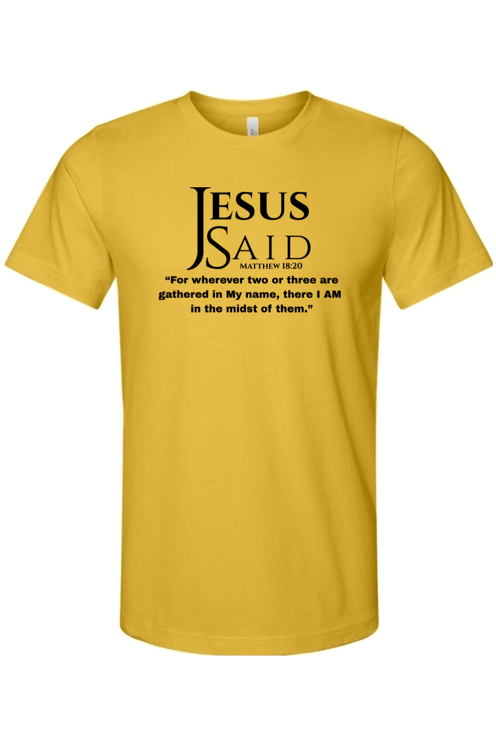 Jesus Said Matthew 18:20