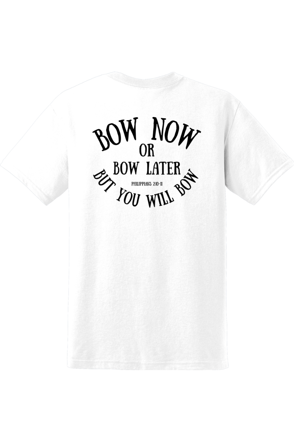 Bow Now Or Bow Later But You Will Bow