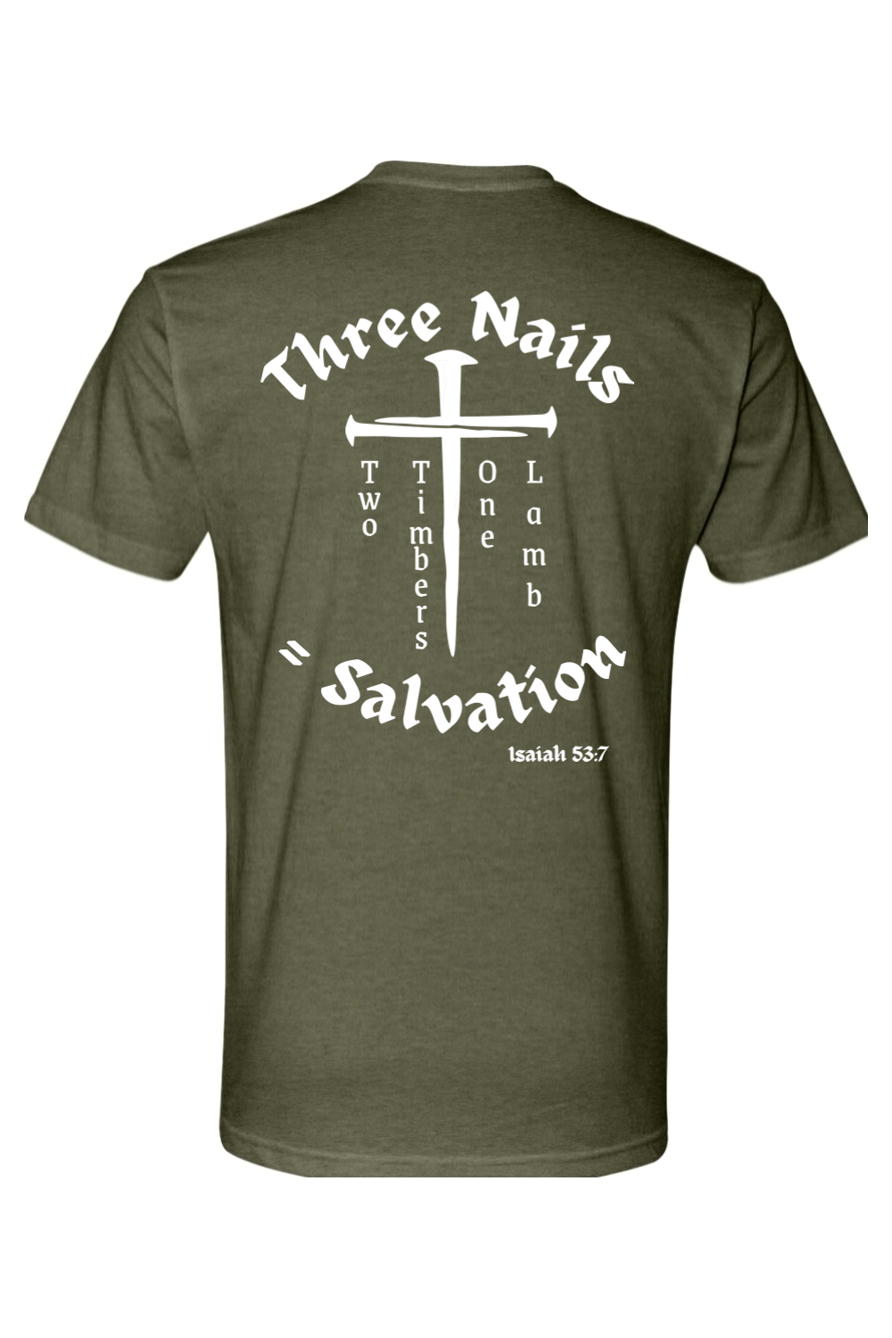 Three nails two timbers one Lamb