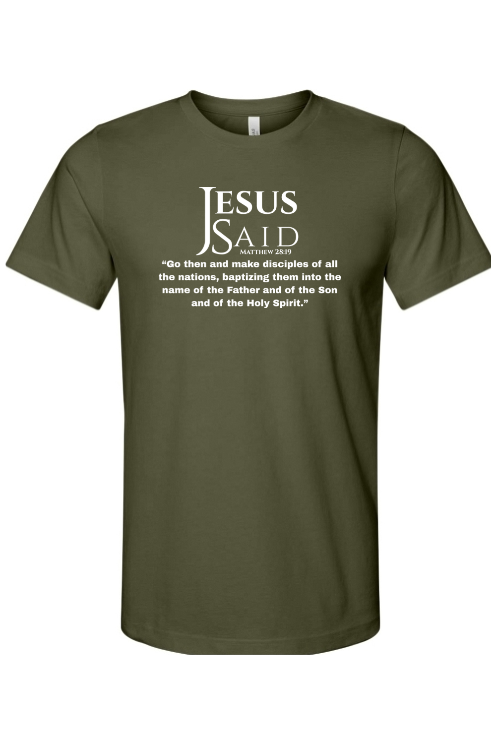Jesus Said Matthew 28:19
