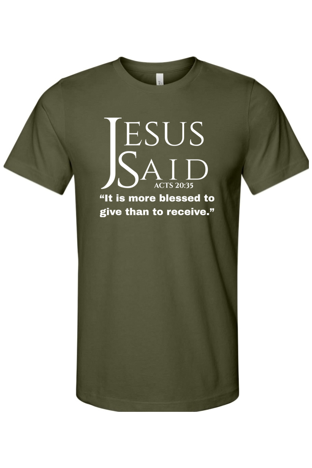 Jesus Said Acts 20:35
