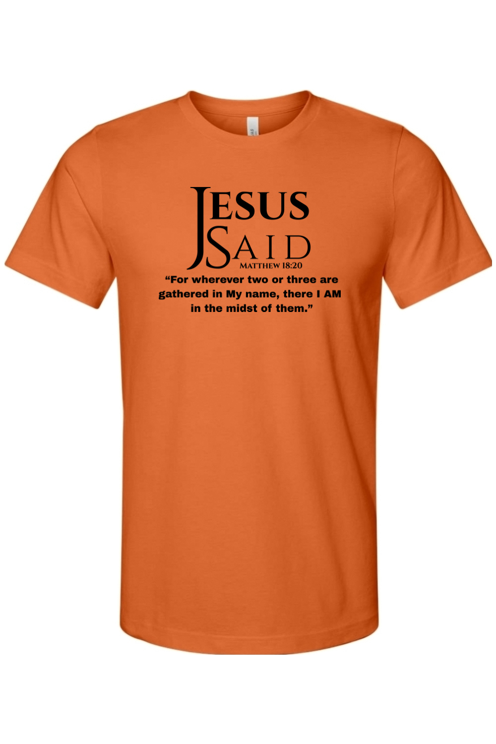 Jesus Said Matthew 18:20