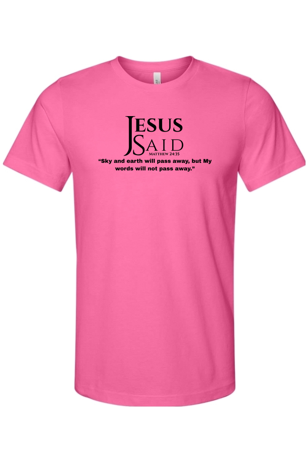 Jesus Said Matthew 24:35