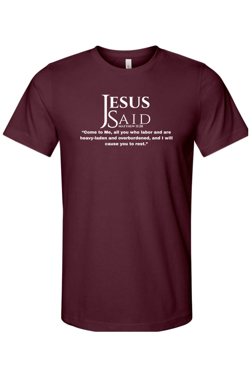 Jesus Said Matthew 11:28