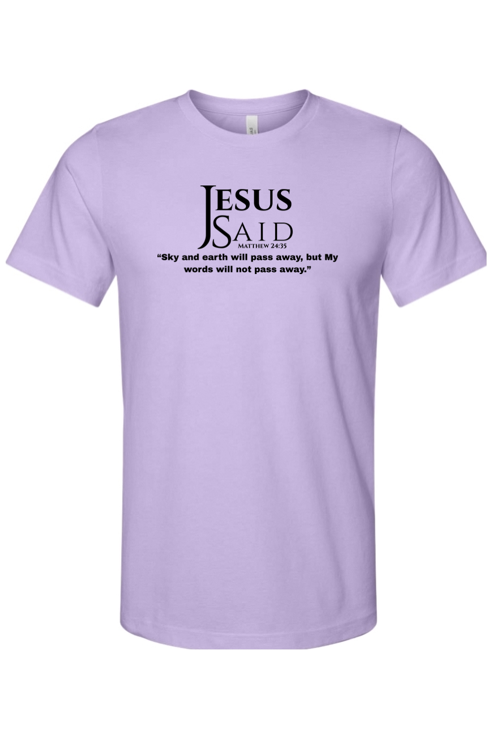 Jesus Said Matthew 24:35