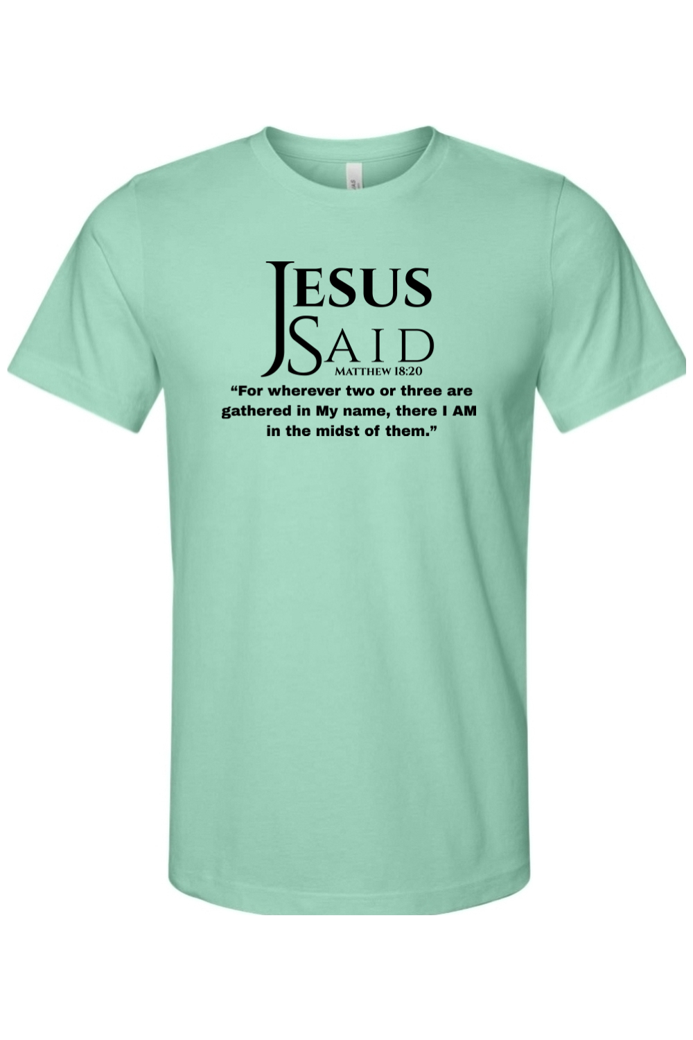 Jesus Said Matthew 18:20