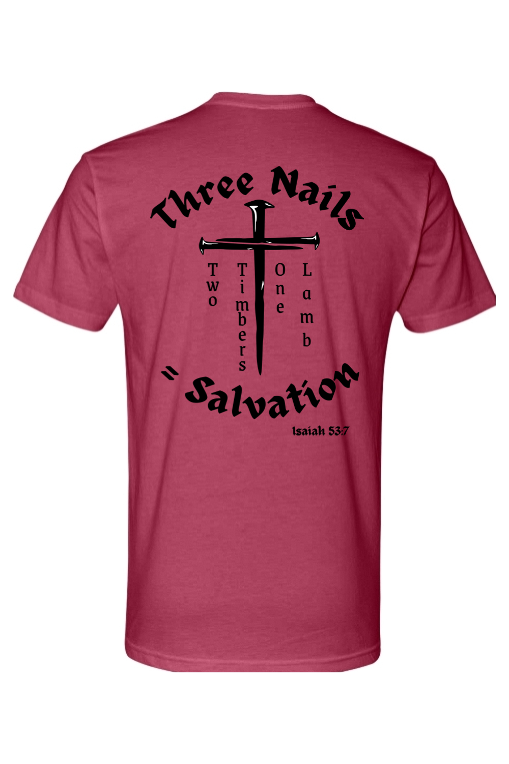 Three nails two timbers one Lamb