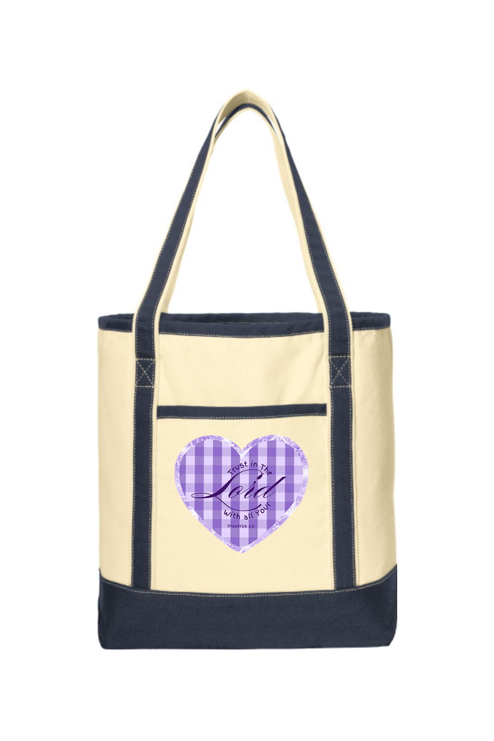 Large Cotton Canvas Boat Tote