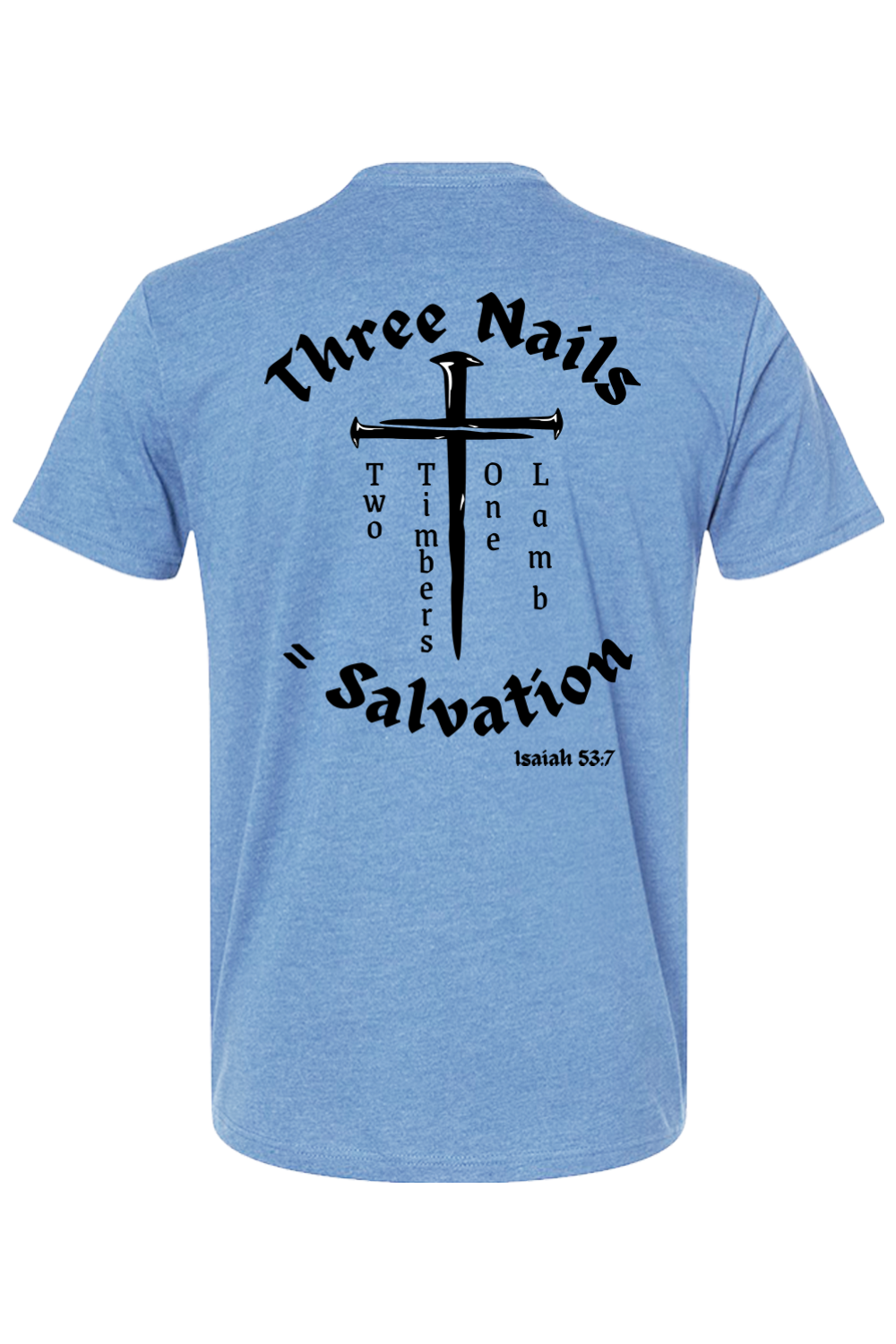 Three nails two timbers one Lamb