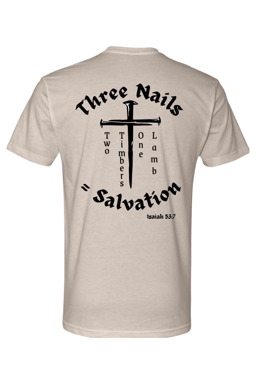 Three nails two timbers one Lamb