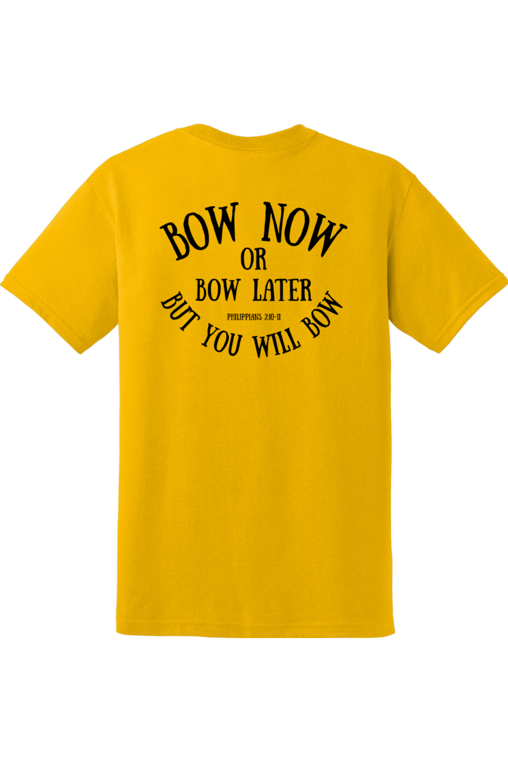 Bow Now Or Bow Later But You Will Bow
