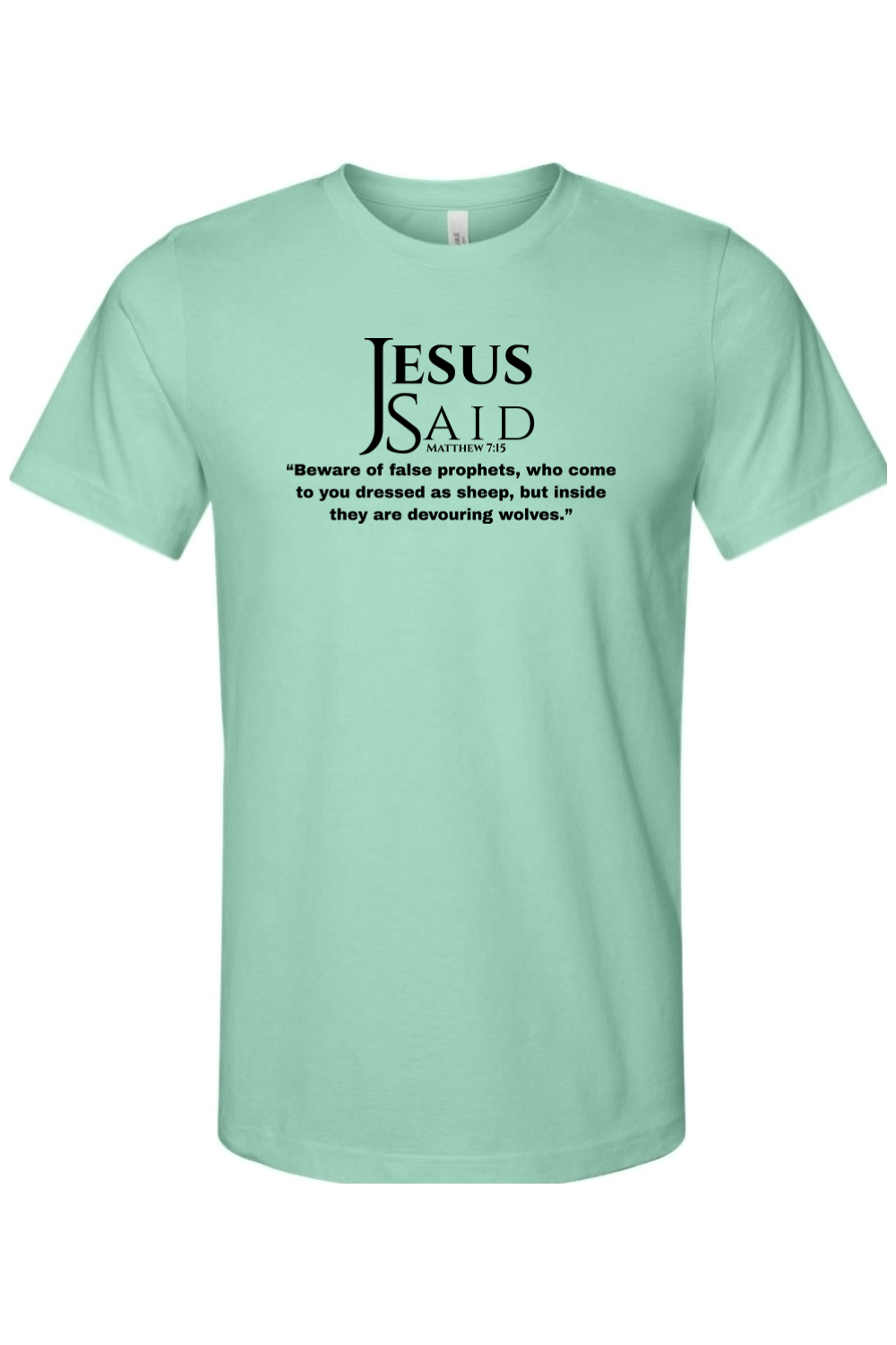 Jesus Said Matthew 7:15
