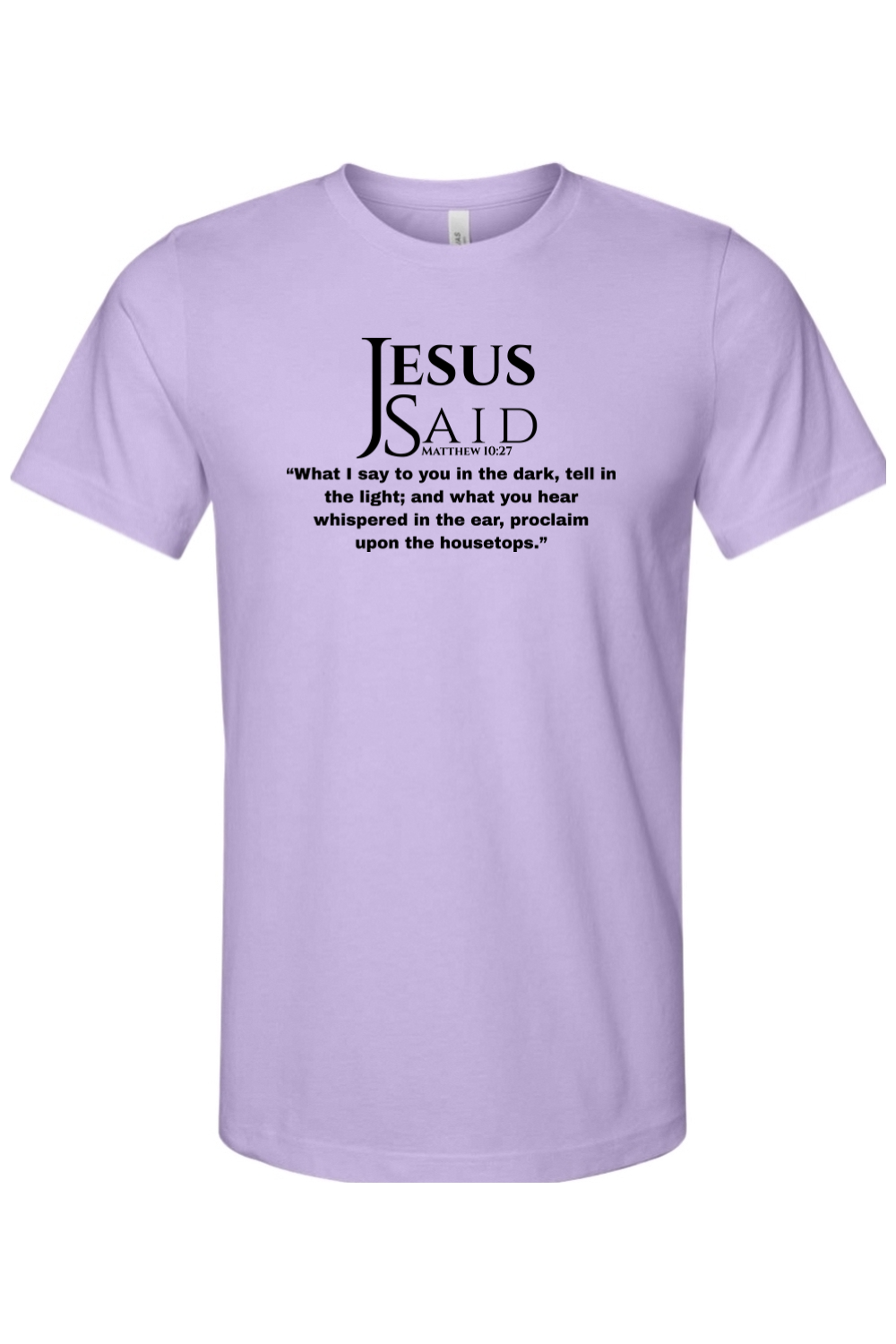 Jesus Said Matthew 10:27