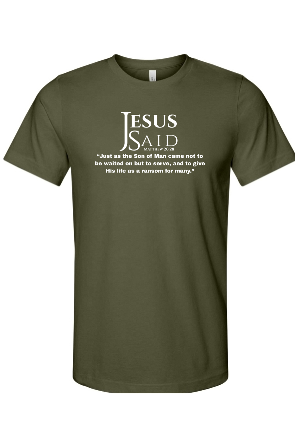 Jesus Said Matthew 20:28