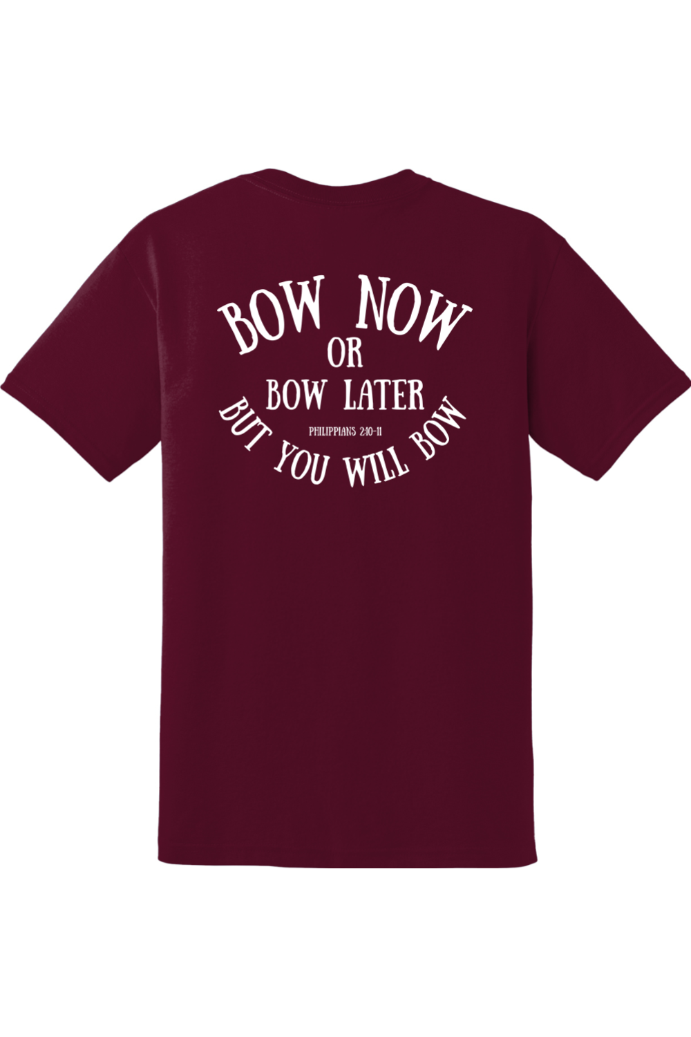 Bow Now Or Bow Later But You Will Bow